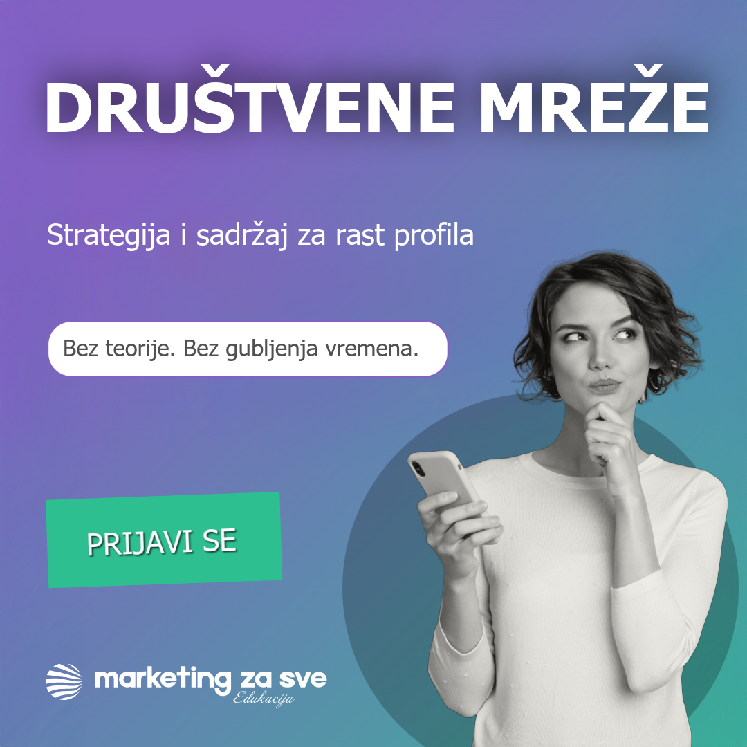 Tečaj marketing na društvenim mrežama